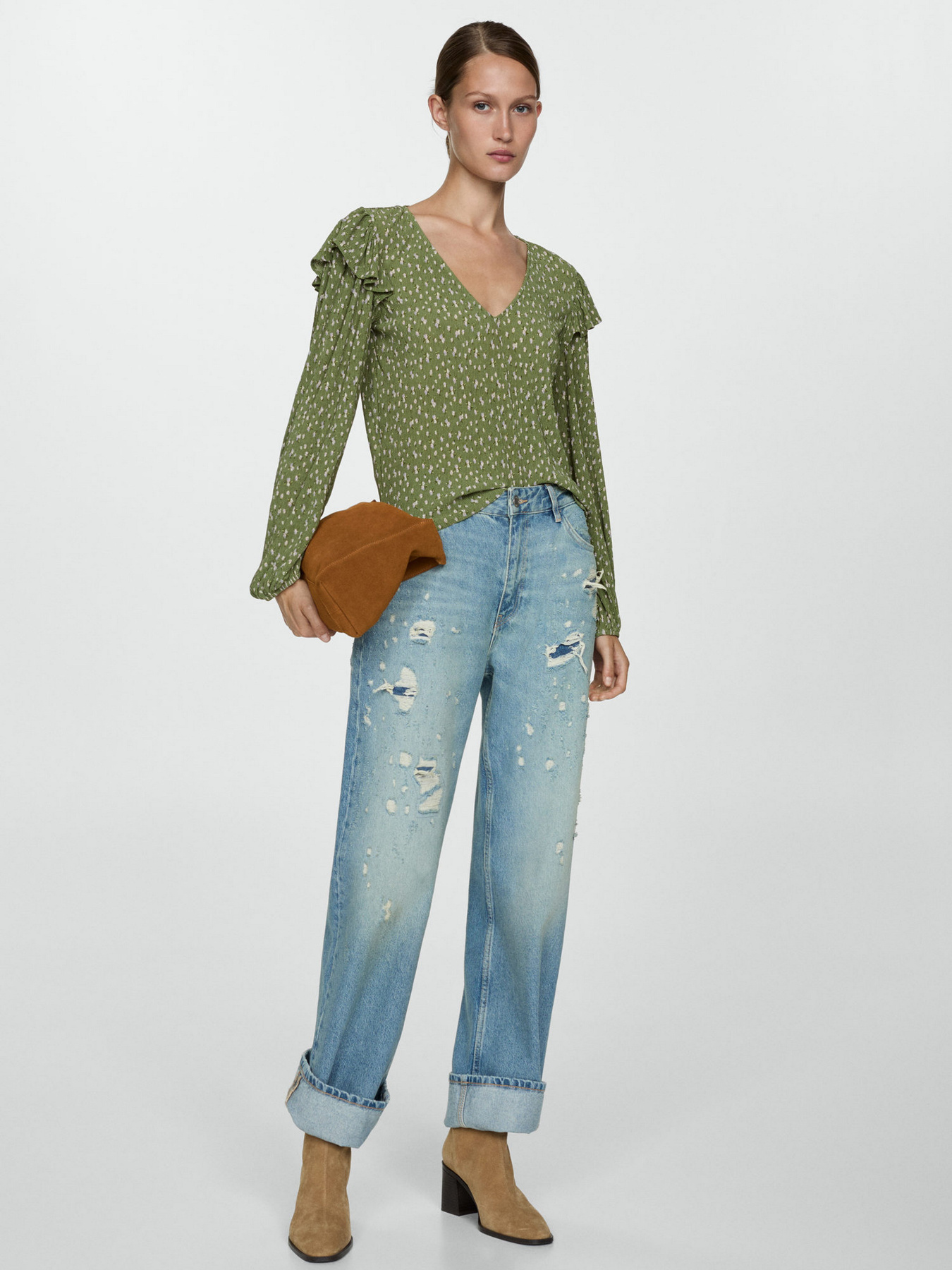 Блуза MANGO модель 77094027_43 Фото