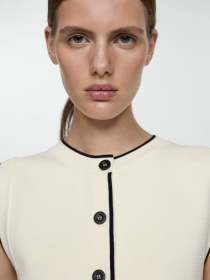 Класичний жилет MANGO модель 77094056_5 Фото