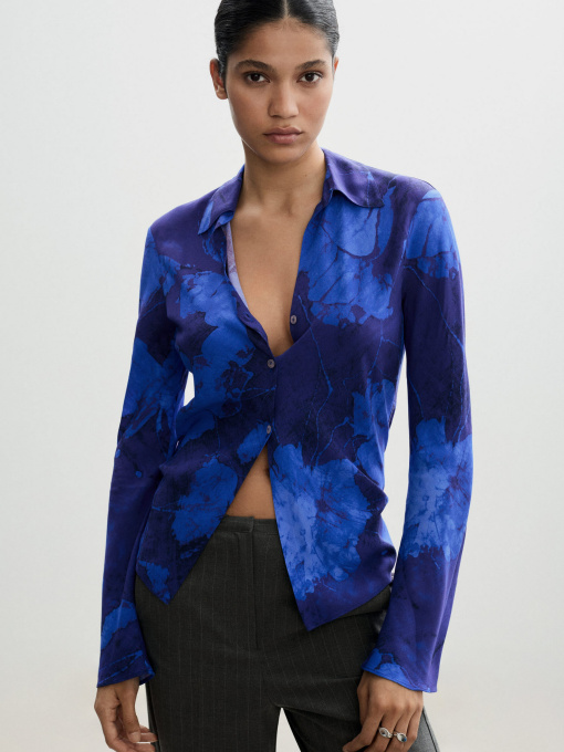 Рубашка повседневная MANGO модель 77094068_52 Фото