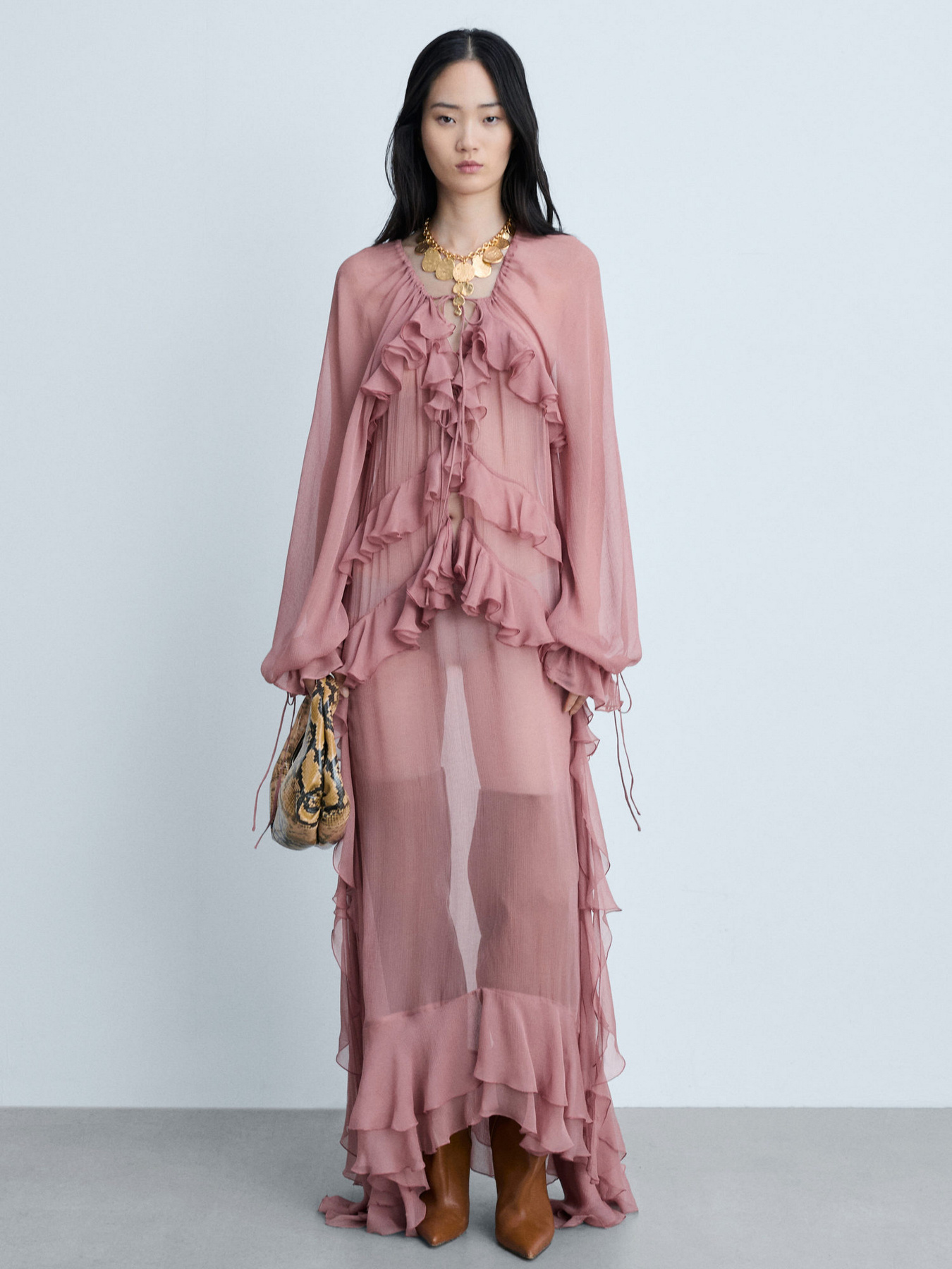 Сукня максі MANGO модель 77094795_85 Фото