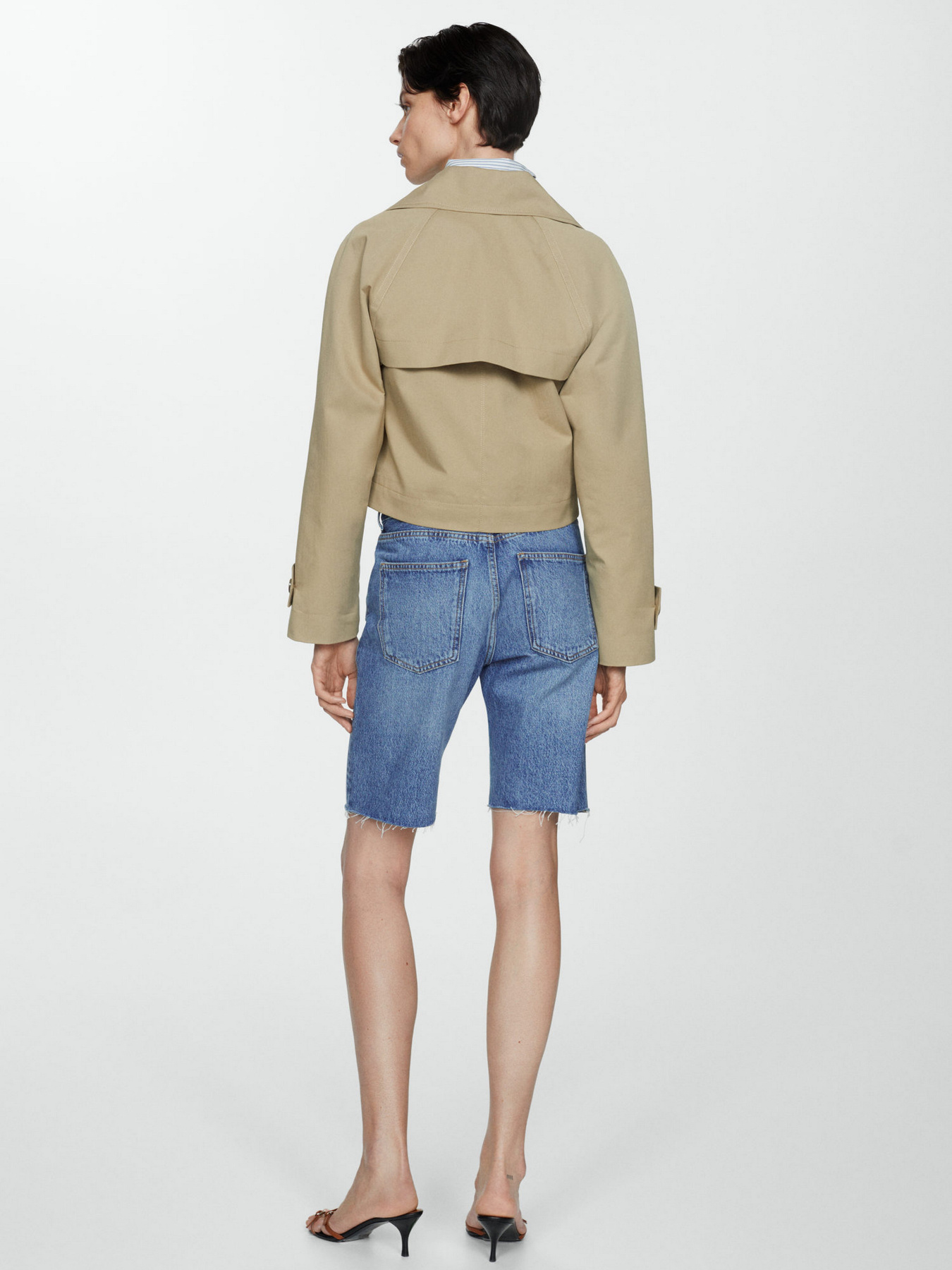 Джинсові шорти MANGO модель 77850282_TM Джинсові шорти MANGO модель 77850282_TM Фото