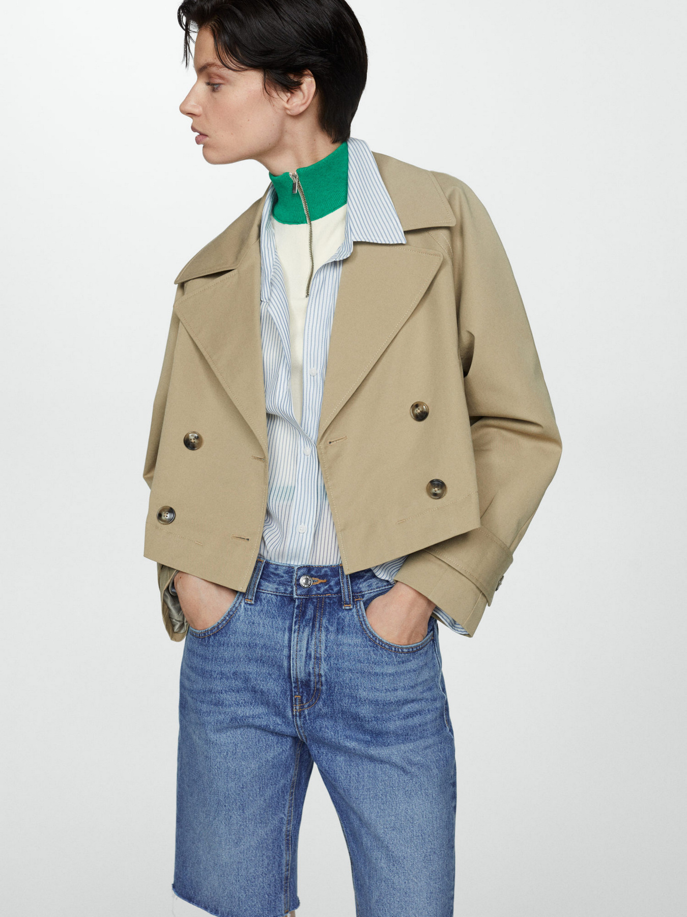 Джинсові шорти MANGO модель 77850282_TM Джинсові шорти MANGO модель 77850282_TM Фото