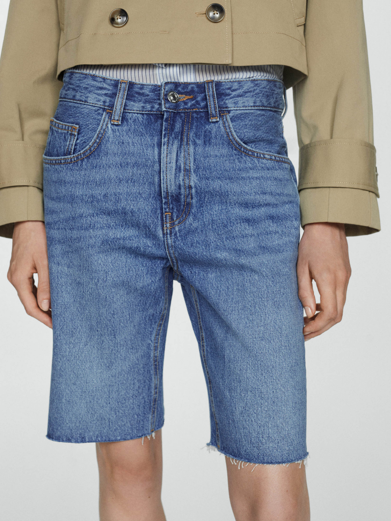 Джинсові шорти MANGO модель 77850282_TM Джинсові шорти MANGO модель 77850282_TM Фото