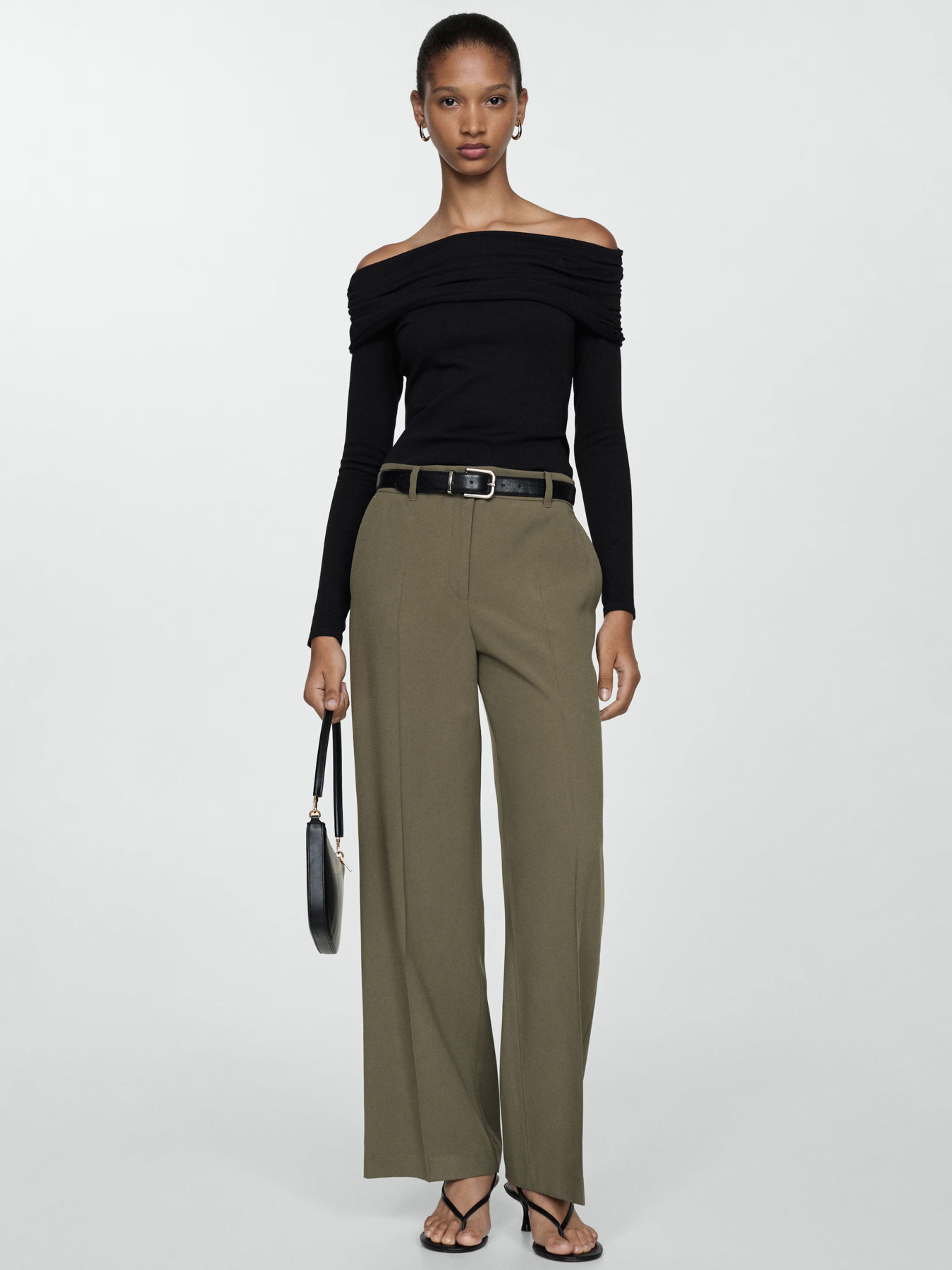 Штани класичні MANGO модель 77920374_37 Фото