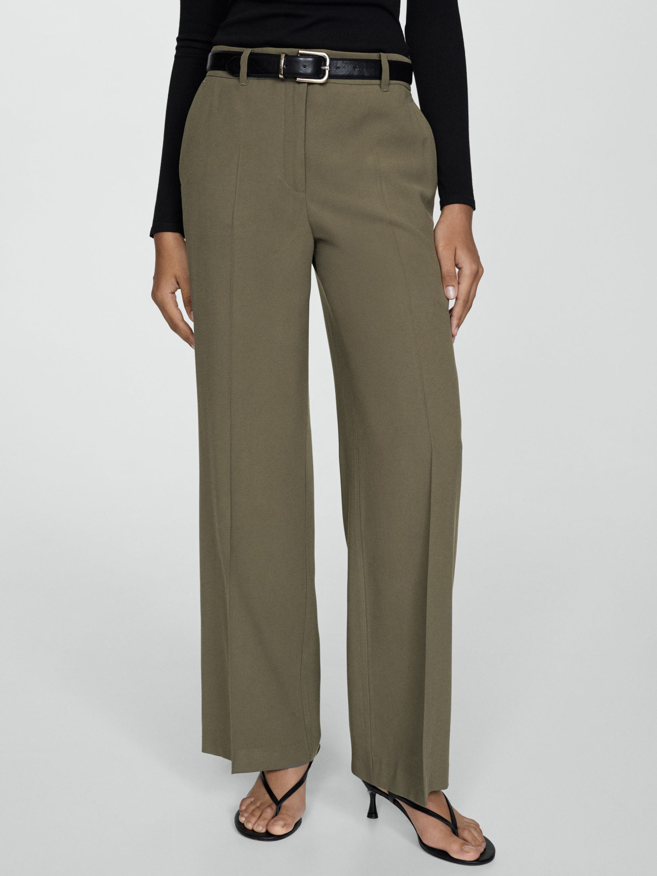 Штани класичні MANGO модель 77920374_37 Фото