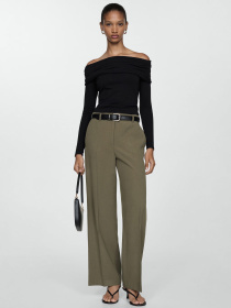 Класичні штани MANGO модель 77920374_37 Фото