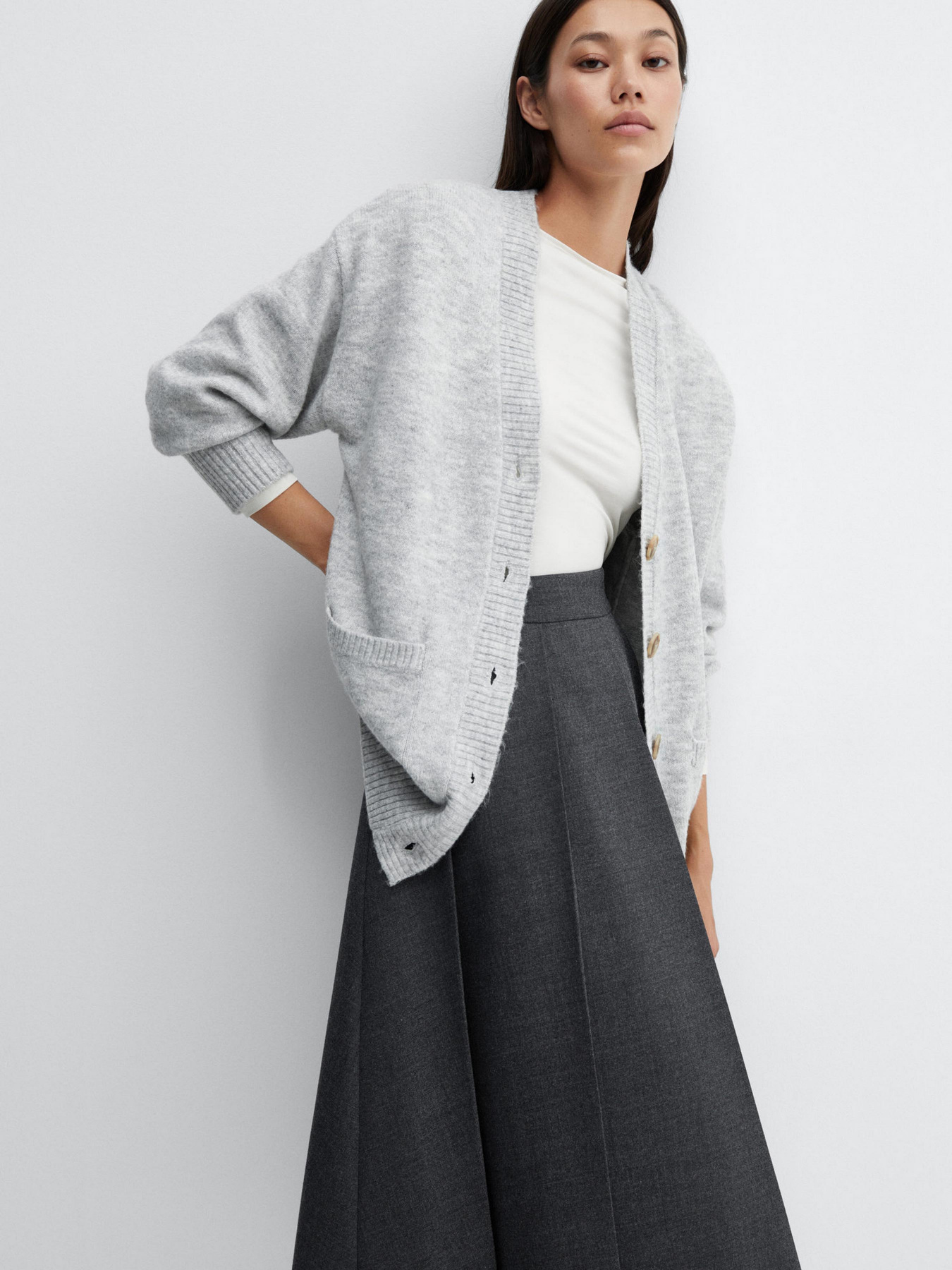 Кардиган MANGO Taldora модель 57097737_91 Кардиган MANGO Taldora модель 57097737_91 Фото