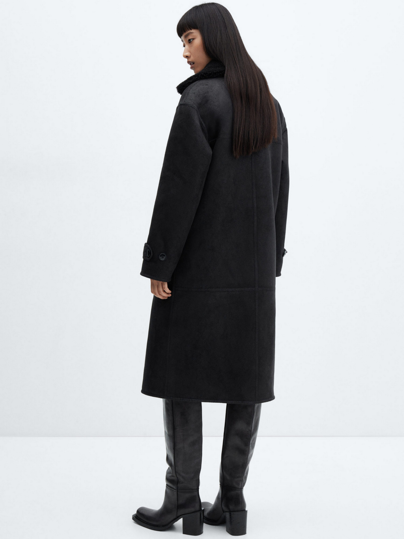 Дубленка MANGO Mamba модель 57058272_99 Фото