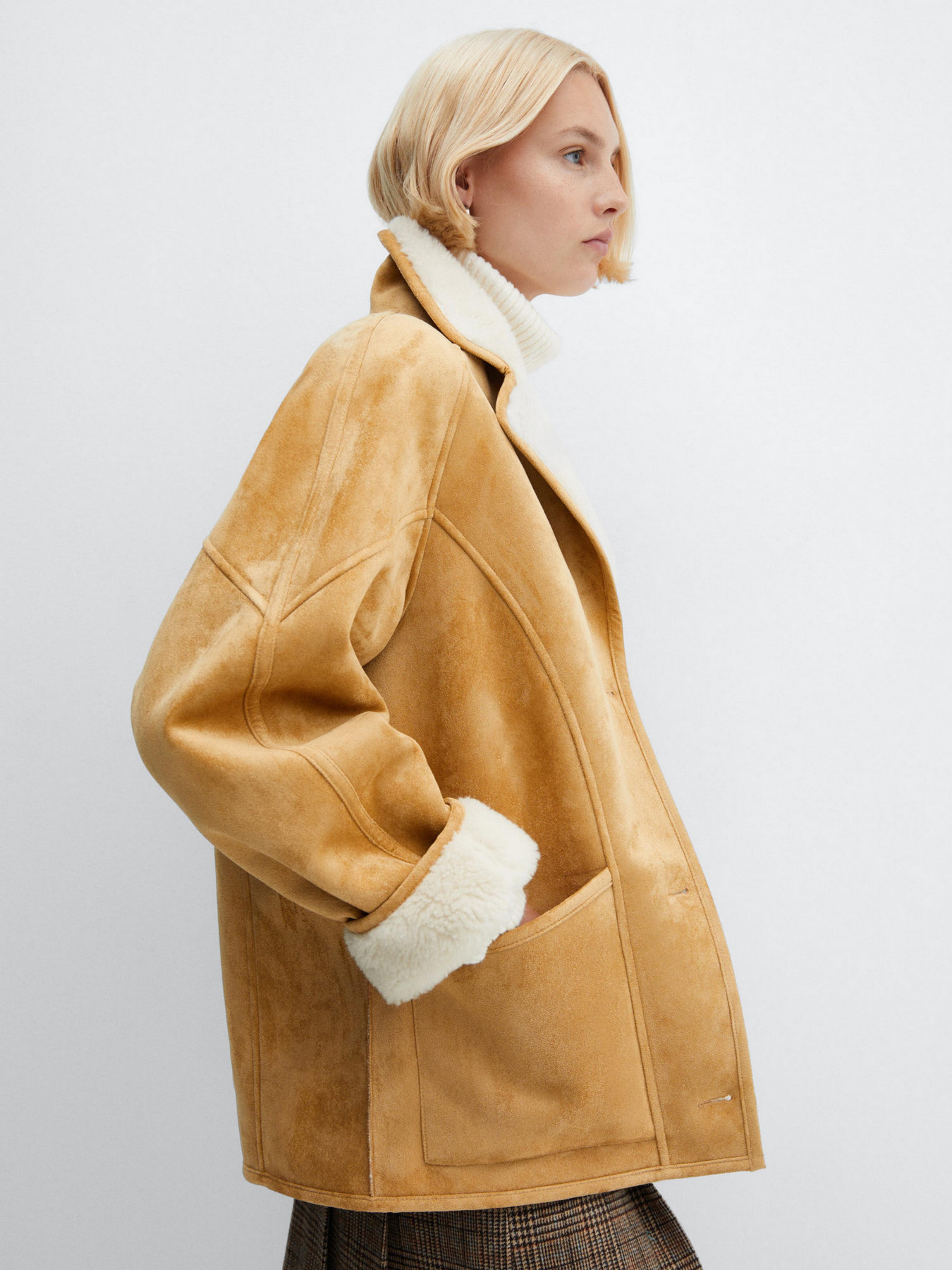 Дубленка MANGO Ositomio модель 57087709_9 Фото