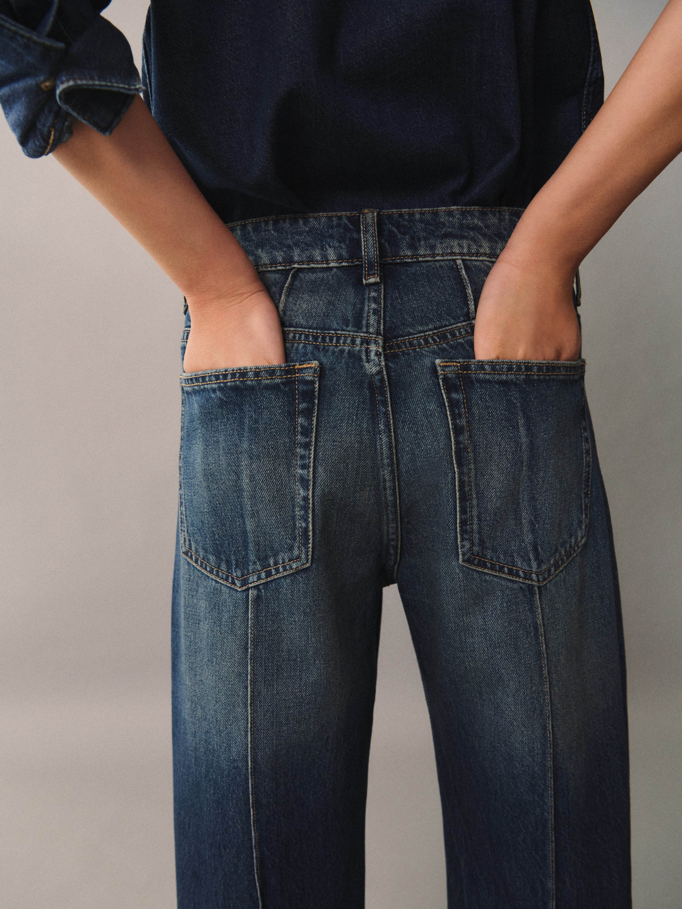 Прямые джинсы MANGO модель 77015648_TO Фото