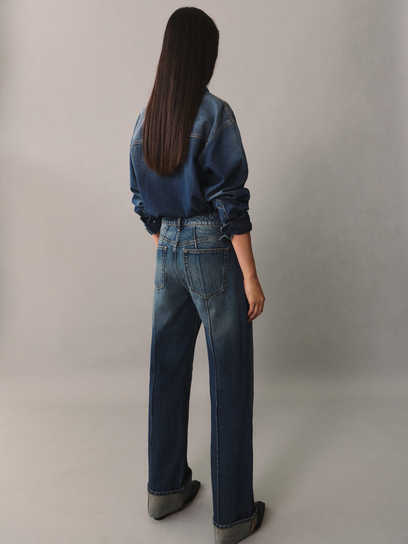 Прямые джинсы MANGO модель 77015648_TO Фото