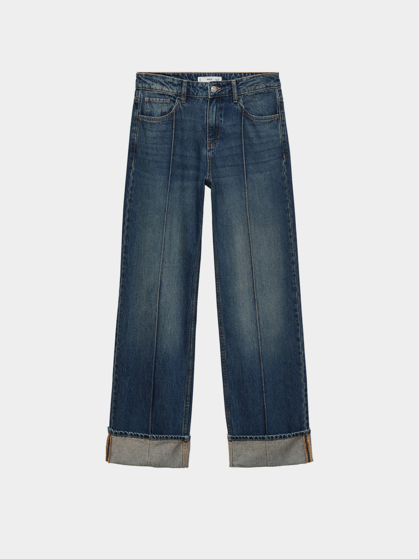 Прямые джинсы MANGO модель 77015648_TO Фото