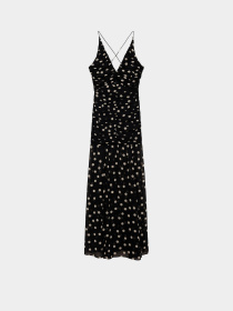 Платье макси MANGO модель 77024456_99 Фото