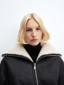 Дубленка MANGO Rulo модель 57097708_99 Фото