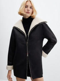 Дубленка MANGO Rulo модель 57097708_99 Фото