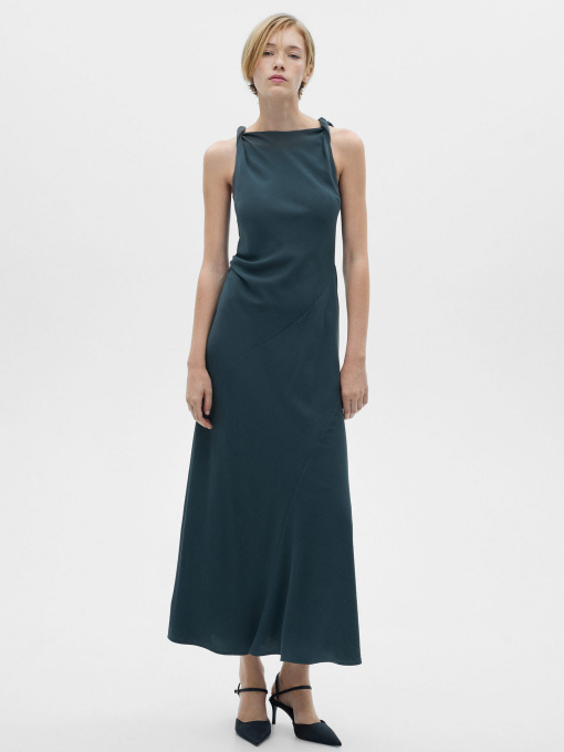 Платье миди MANGO модель 77075667_92 Фото