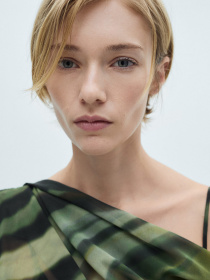 Платье миди MANGO модель 77076356_99 Фото