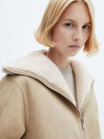 Дубленка MANGO Rulo модель 57097708_3 Фото