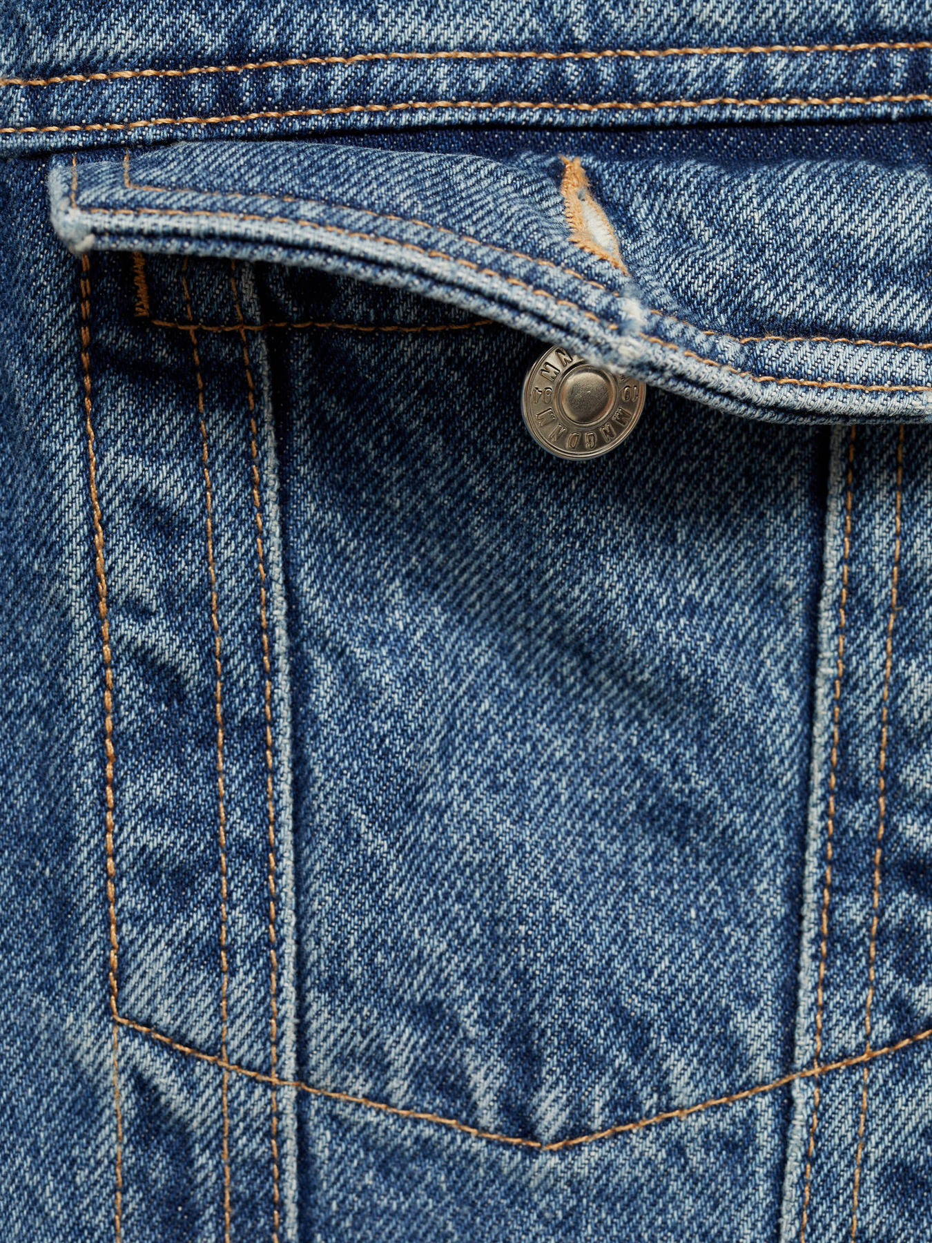 Джинсовая куртка MANGO модель 77084453_TM Фото