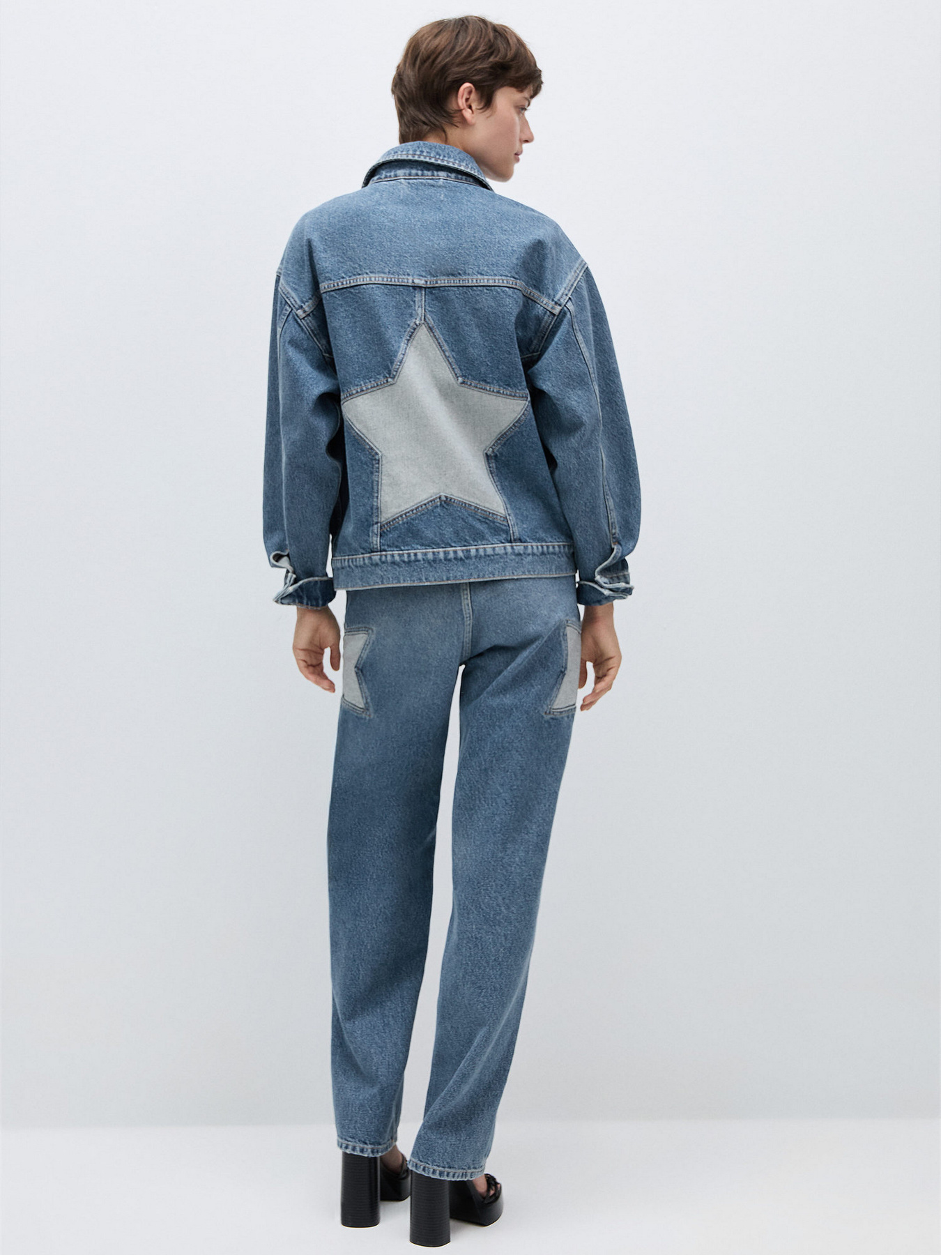 Джинсовая куртка MANGO модель 77084453_TM Фото