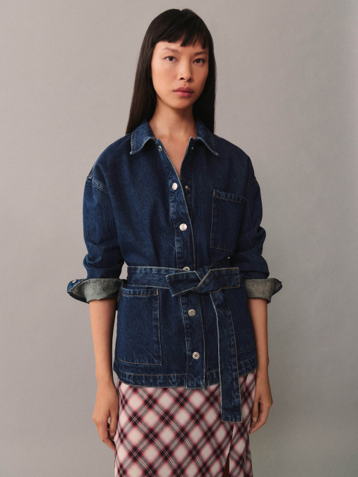 Джинсовая куртка MANGO модель 77085643_TO Фото