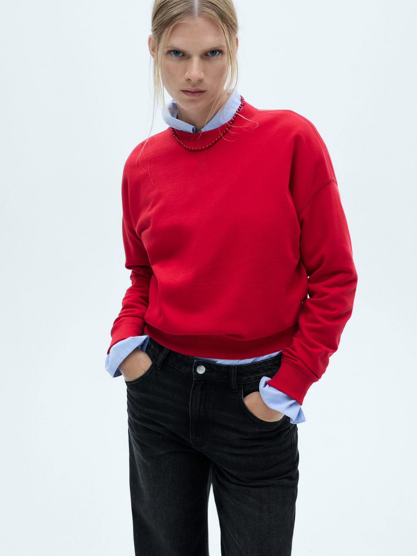 Прямі джинси MANGO модель 77054784_TN Фото