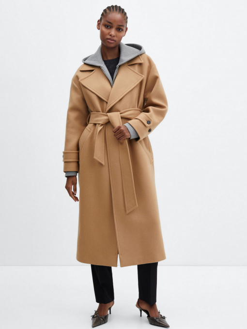 Пальто MANGO Traviata модель 57066728_9 Фото