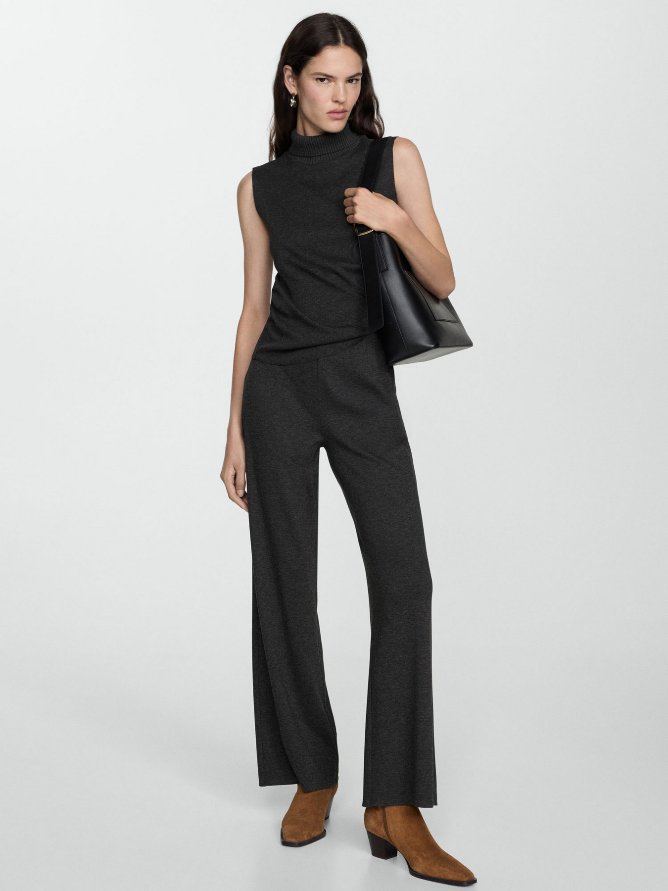 Повседневные штаны MANGO модель 77085647_96 Фото