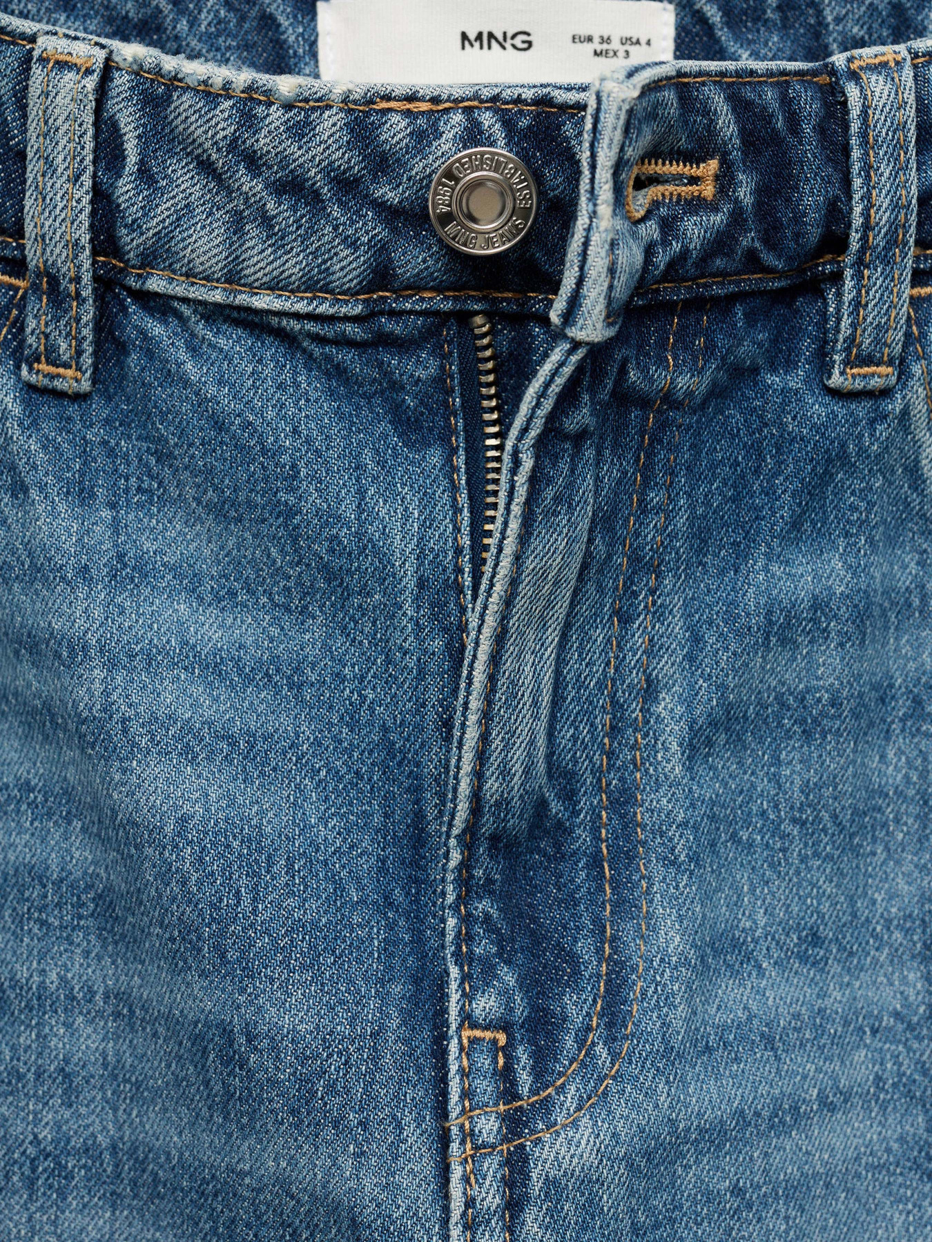 Прямые джинсы MANGO модель 77004022_TM Фото