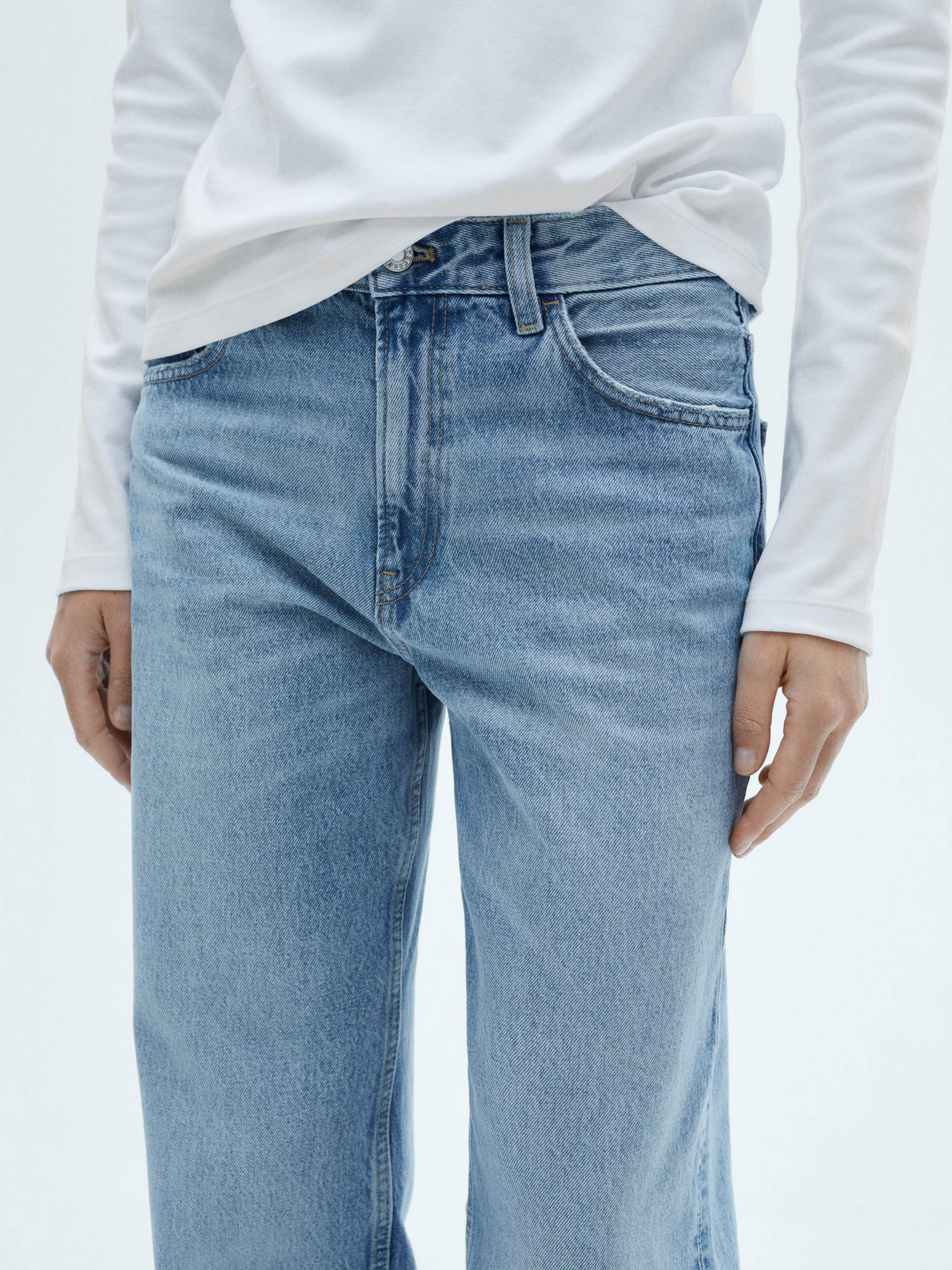 Прямые джинсы MANGO модель 77014019_TM Фото