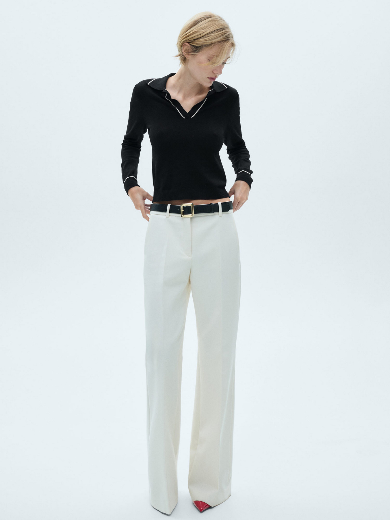 Поло MANGO модель 77015645_99 Фото