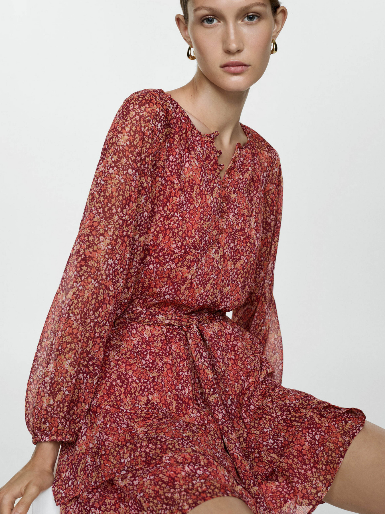 Платье мини MANGO модель 77034034_75 Фото