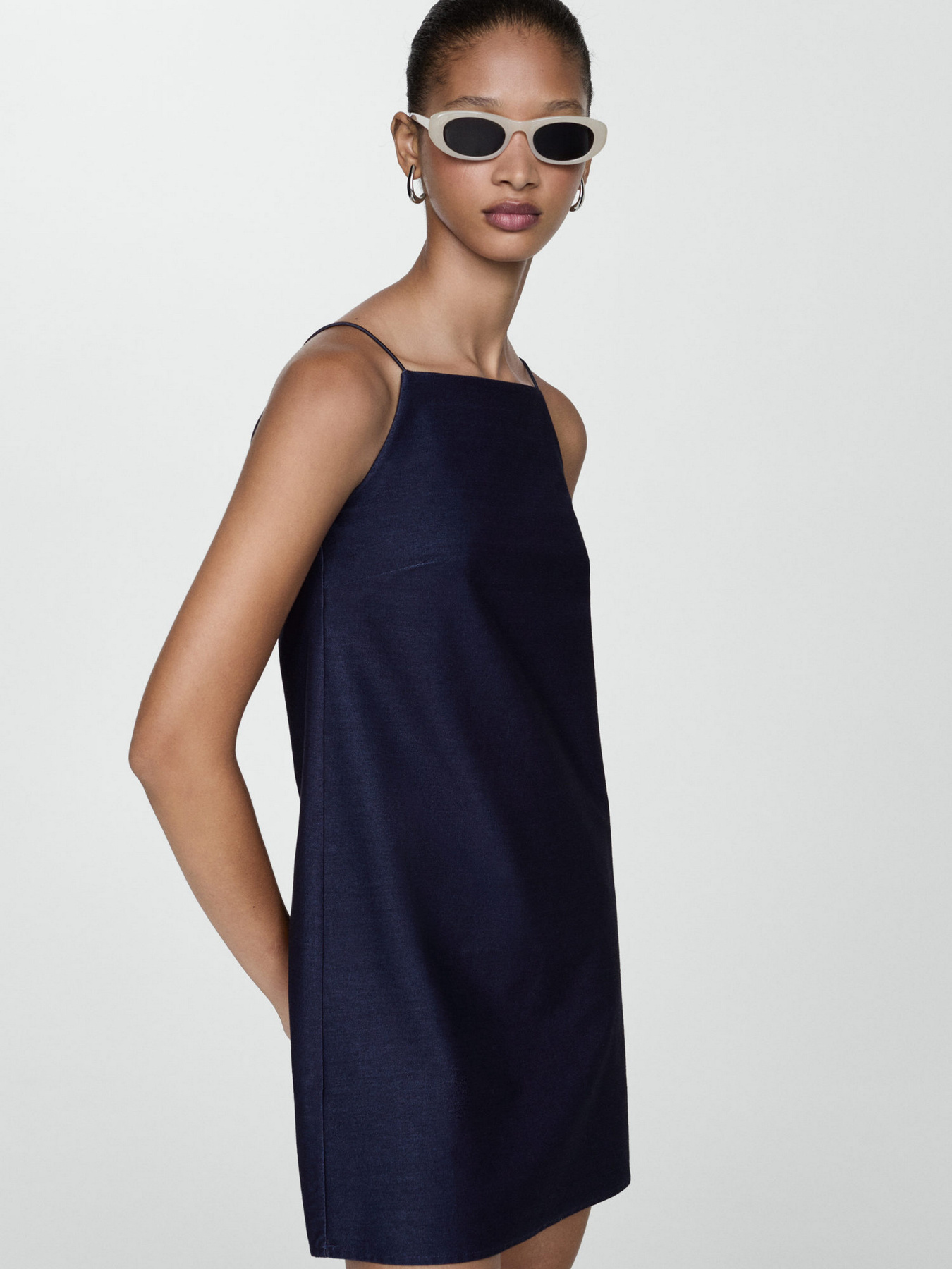 Платье мини MANGO модель 77052926_52 Фото