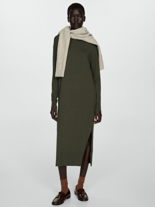 Платье миди MANGO модель 77045647_37 Фото