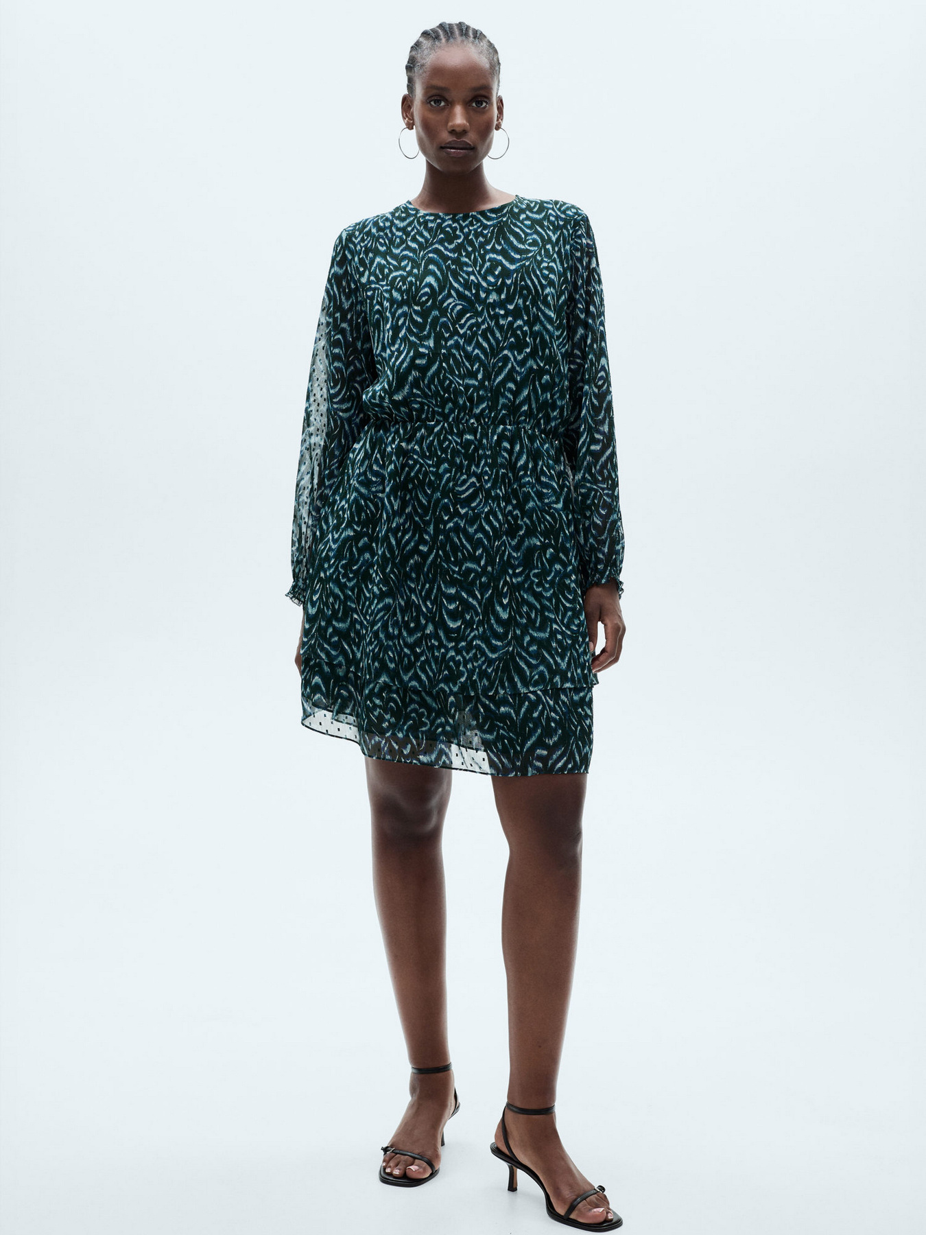 Платье мини MANGO модель 77075656_43 Фото