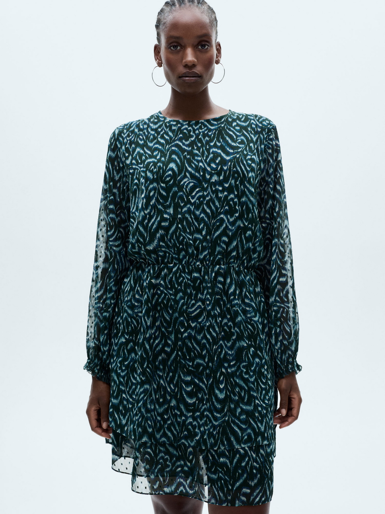 Платье мини MANGO модель 77075656_43 Фото