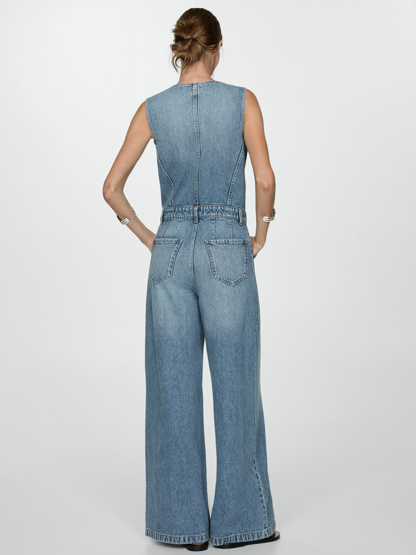 Джинсовый комбинезон MANGO модель 77094016_TM Фото