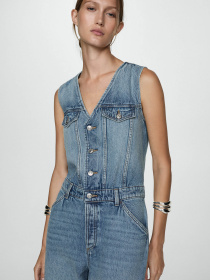 Джинсовий комбінезон MANGO модель 77094016_TM Фото