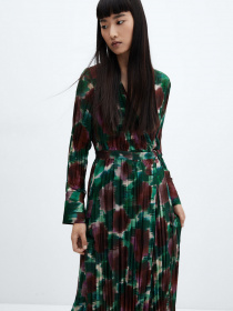 Платье миди MANGO Nogal модель 57058278_43 Фото