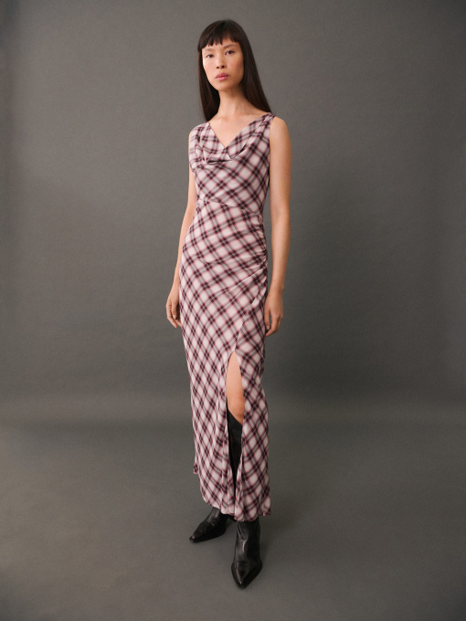 Платье макси MANGO модель 77075646_76 Фото