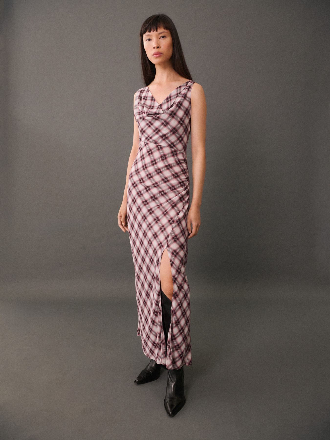 Платье макси MANGO модель 77075646_76 Фото