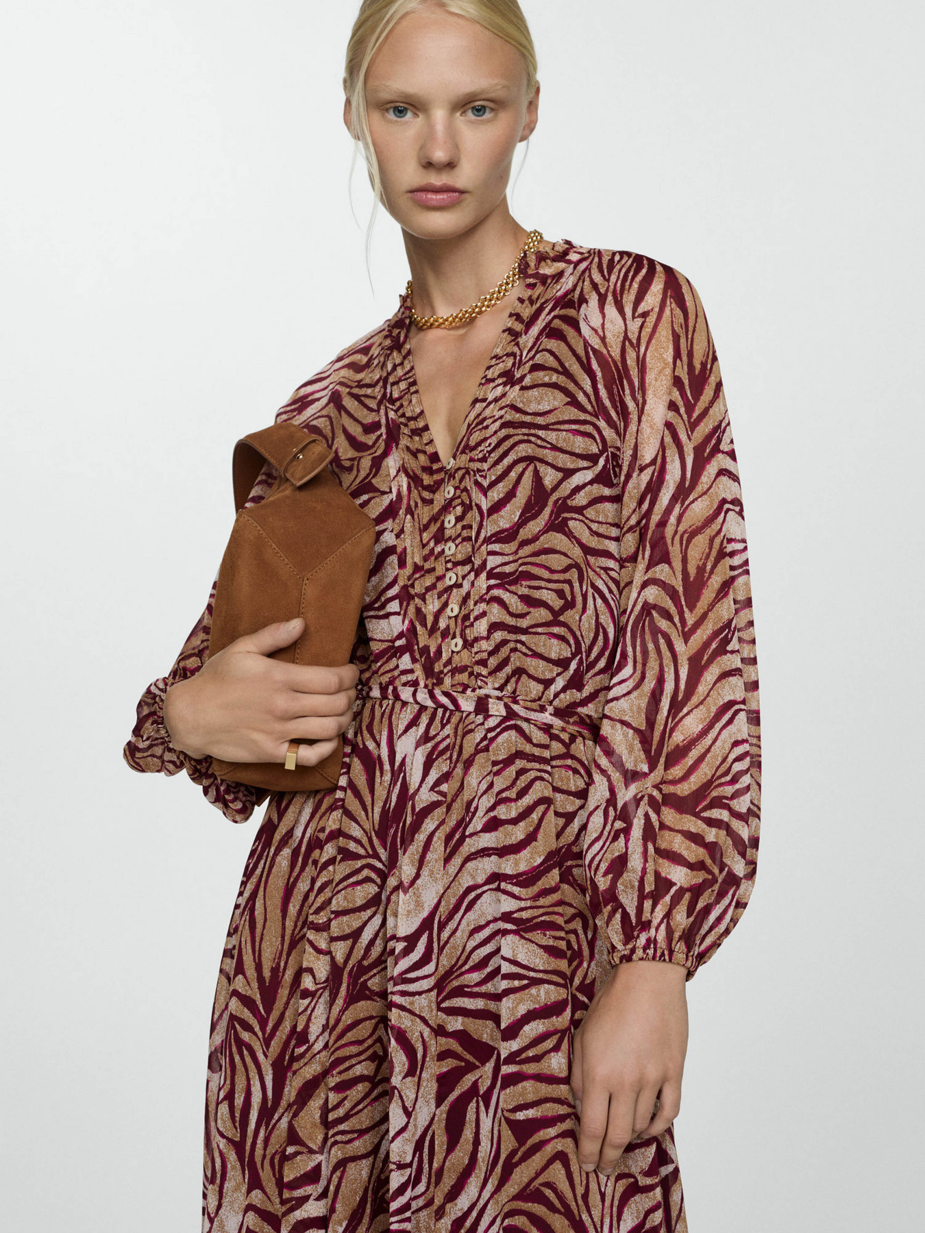 Сукня міді MANGO модель 77075657_76 Фото