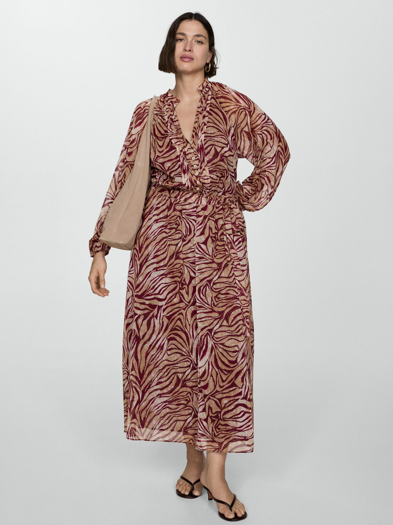 Сукня міді MANGO модель 77075657_76 Фото