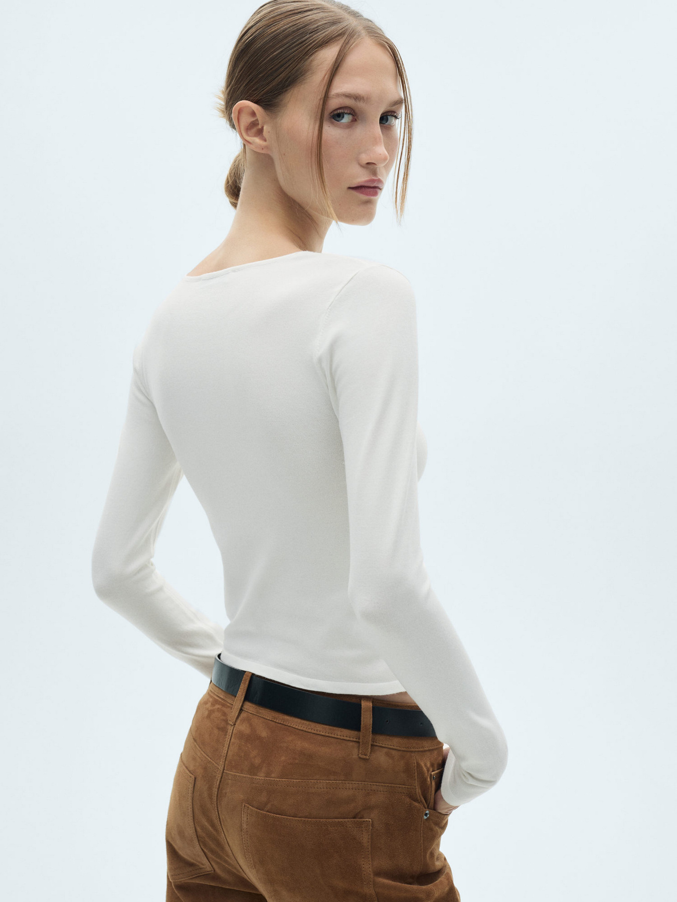 Лонгслив MANGO модель 77015659_5 Фото