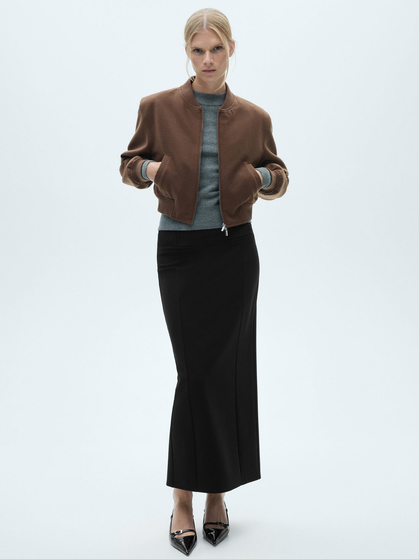 Юбка макси MANGO модель 77095635_99 Фото