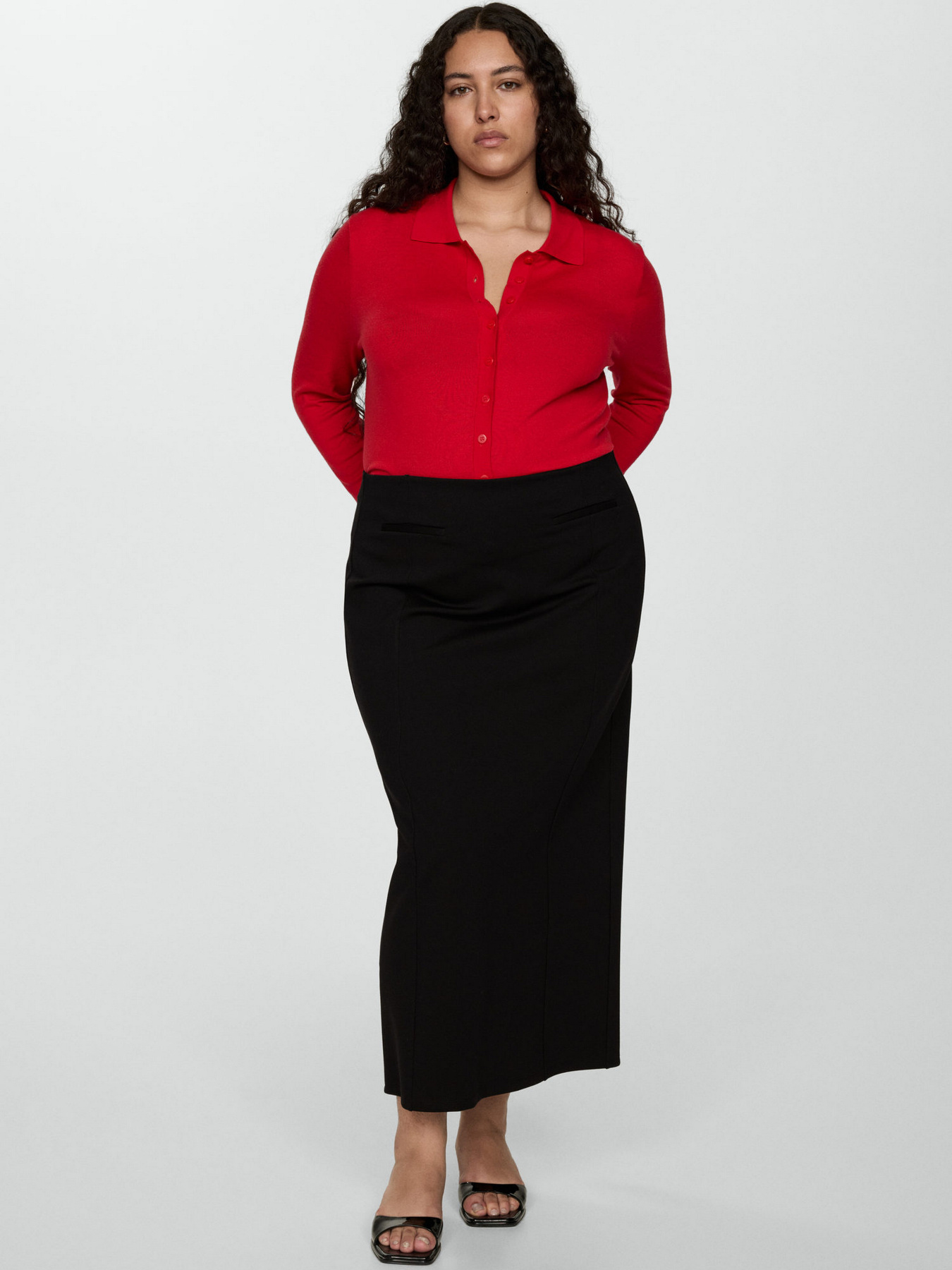 Юбка макси MANGO модель 77095635_99 Фото