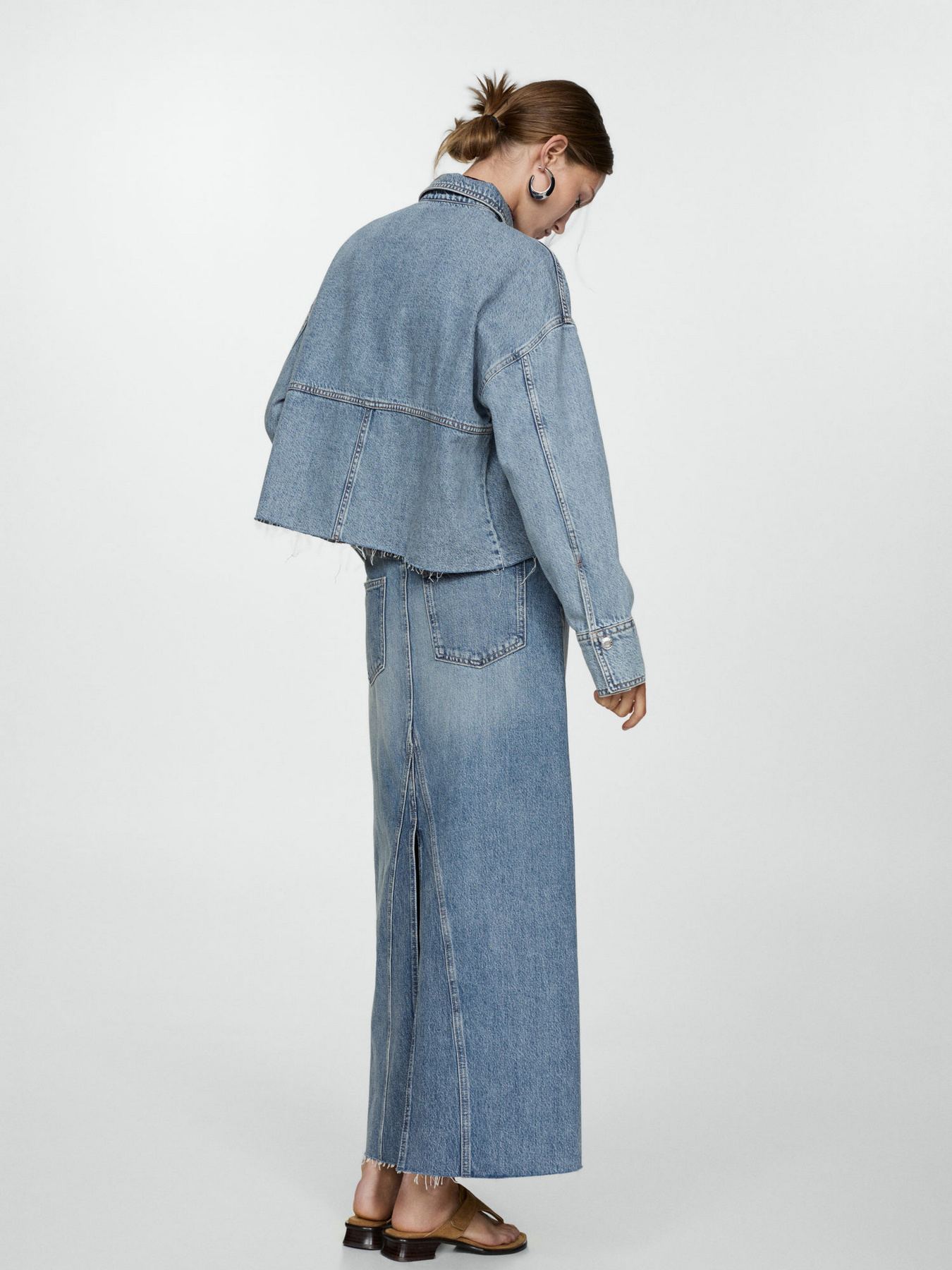 Джинсовая юбка MANGO модель 77054017_TM Фото