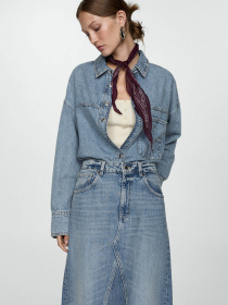 Джинсовая юбка MANGO модель 77054017_TM Фото