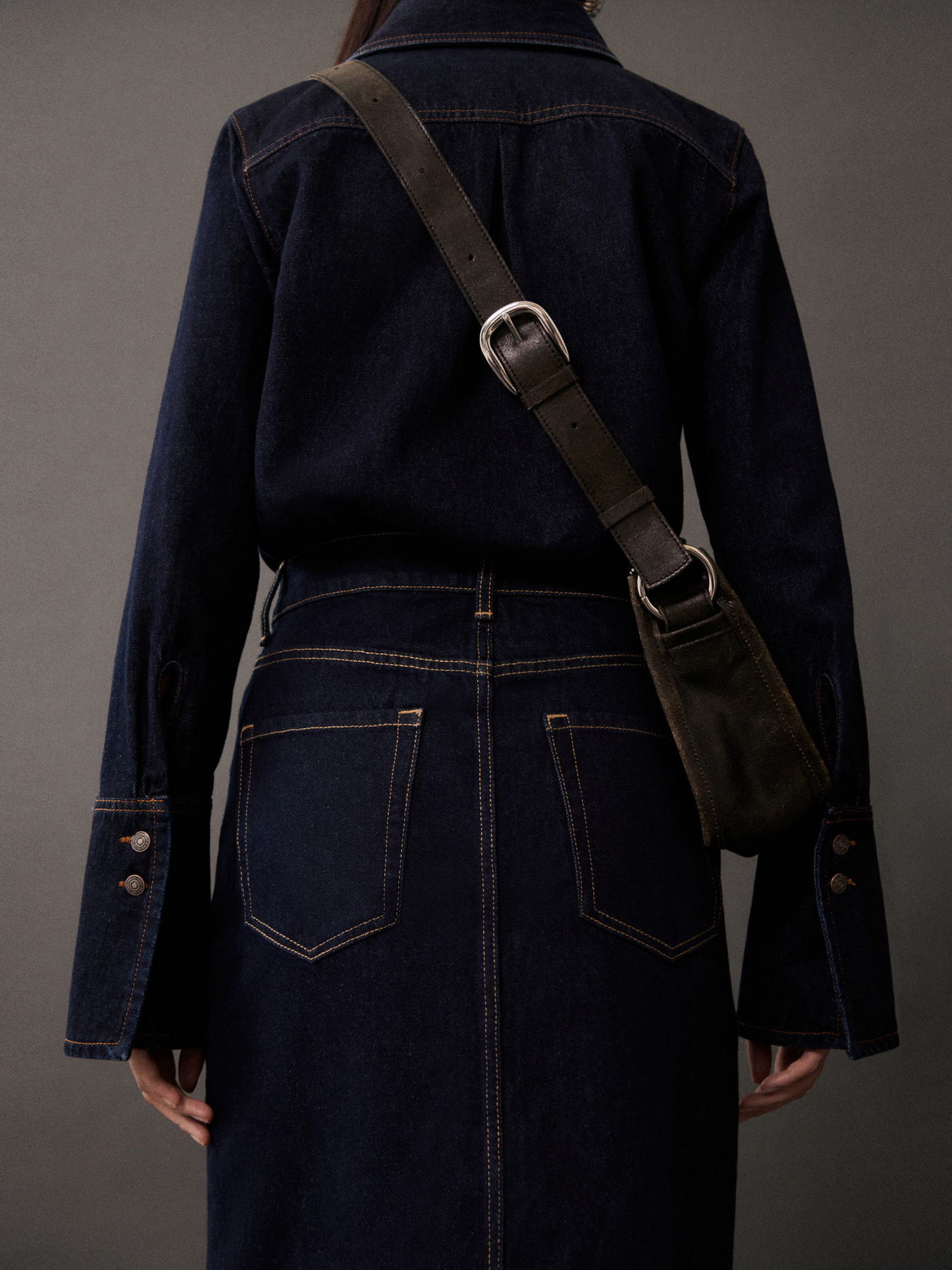 Джинсова спідниця MANGO модель 77055657_TS Фото