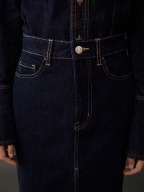 Джинсова спідниця MANGO модель 77055657_TS Фото